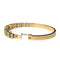 Bracelet Bracelet Jonc - Bracelet serti de saphirs et diamants en or jaune 18 carats 58 Facettes 339