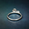 Bague 53 Bague cœur diamants saphirs Vanessa Tugendhaft or blanc 18K 58 Facettes 294