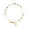 Bracelet Bracelet à cœurs, étoiles et fleurs en or 18 ct tricolore 58 Facettes 31820