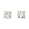 Boucles d'oreilles Boucles d’oreilles puces - Point de lumière en or blanc 18 kt et diamants 0,66 ct 58 Facettes 421