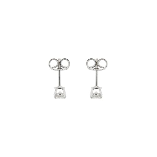 Boucles d'oreilles Boucles d’oreilles puces - Point de lumière en or blanc 18 kt et diamants 0,66 ct 58 Facettes 421