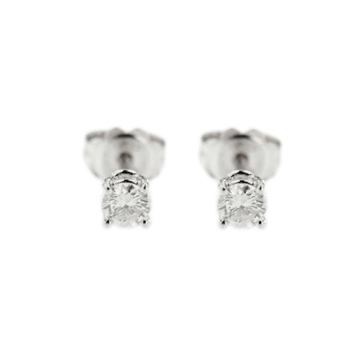 Boucles d'oreilles Boucles d’oreilles puces - Point de lumière en or blanc 18 kt et diamants 0,66 ct 58 Facettes 421