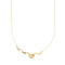 Collier Collier - Maille rolò avec 5 poissons en or jaune et blanc 18 ct 58 Facettes 34862