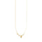 Collier Collier - Maille rolò avec 5 poissons en or jaune et blanc 18 ct 58 Facettes 34862