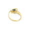 Bague Bague serpent - Bague en or jaune 18 ct avec saphir et diamants 58 Facettes 36945