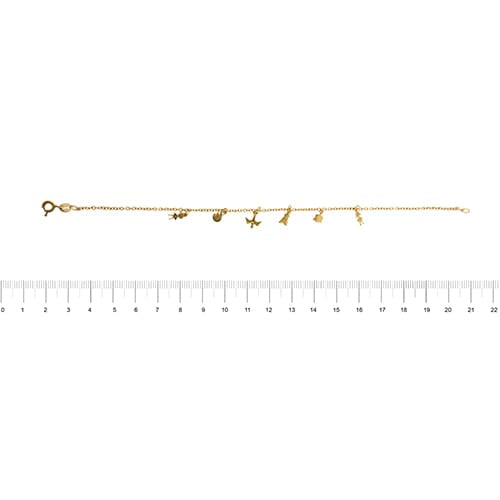 Bracelet Bracelet à charms animalier en or jaune 18 ct 58 Facettes 37291