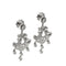 Boucles d'oreilles Boucles d’oreilles pendantes chandelier en or blanc 18 ct et diamants 58 Facettes 33777O