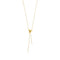Collier Collier - Chaîne à boules avec pendentif papillon en or jaune 18 ct 58 Facettes 23414
