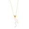 Collier Collier - Chaîne à boules avec pendentif papillon en or jaune 18 ct 58 Facettes 23414
