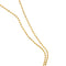 Collier Collier - Chaîne à boules avec pendentif papillon en or jaune 18 ct 58 Facettes 23414