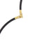 Collier Barakà - Collier en caoutchouc avec pendentif en or 18 ct et diamant 58 Facettes 39581