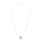 Collier Collier - Pendentif fleur en or blanc 750 et diamants 58 Facettes 15146