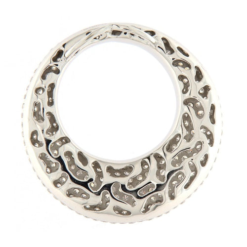 Pendentif Guidetti - Pendentif en or blanc pavé de diamants 58 Facettes G3140