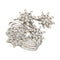 Bague 54 Guidetti - Bague en or blanc avec diamants taille brillant 1,22 ct 58 Facettes G3061