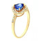 Bague Guidetti - Bague en or rose avec saphir taille cœur et diamants 58 Facettes G2769