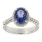 Bague Guidetti - Bague en or blanc avec saphir et diamants 58 Facettes G2690