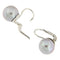 Boucles d'oreilles Guidetti - Orecchini pendenti en or blanc avec perles de culture 58 Facettes G2445