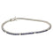 Bracelet Guidetti - Bracelet tennis en or blanc avec saphirs et diamants 58 Facettes G2342