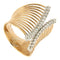 Bague Guidetti - Bague en or rose et blanc avec diamants taille brillant 58 Facettes G2656