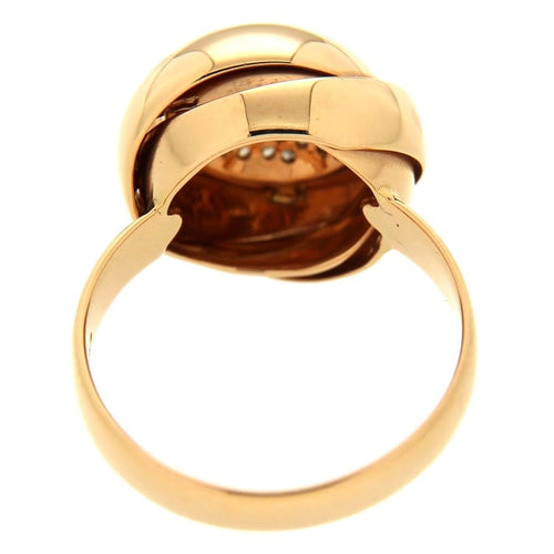 Bague K di Kuore - Bague en or rose et diamants brown 58 Facettes G1347
