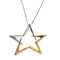 Collier Guidetti - Collier étoile en or blanc et rose, diamants 58 Facettes G1411