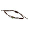 Bracelet TiVìTiBì - Bracelet cordon et « chouette » en or jaune, rubis et saphirs verts 58 Facettes G458