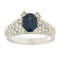 Bague Guidetti - Bague en or blanc avec saphir 2,11 ct et diamants 58 Facettes G1843