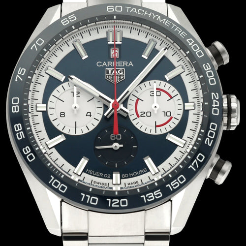 Montre TAG Heuer Carrera - Montre Carrera Calibre 02 automatique en acier 58 Facettes TAG/CAR/008