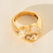 Bague 51 Chopard Happy Diamonds - Bague en or jaune 18 carats et diamants 1,07 ct 58 Facettes 3291