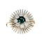Bague 57 Vintage - Bague en or jaune et or blanc saphir et diamants 58 Facettes HJ250134