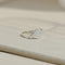 Bague 54 Bague crossover vintage en or blanc 14 carats et diamants 58 Facettes