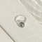 Bague 57 Bague vintage - en or blanc 14 carats avec perle de culture de Tahiti 58 Facettes