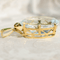 Pendentif Pendentif vintage en or jaune 14K avec aquamarine 40 ct 58 Facettes 3229-34