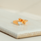 Bague 56 Lapponia Jewelry - Bague vintage sculpturale en or jaune 14 ct et platine 58 Facettes