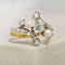 Bague 50 Bague Art nouveau en or jaune et blanc 18 carats avec perles et diamants 58 Facettes 2922