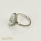 Bague 52.5 Bague antique en or blanc 18 carats avec aquamarine marquise 58 Facettes 2961