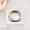 Bague 55 Bvlgari B.zero1 - Bague 4 anneaux en or blanc 18 carats, taille 55 58 Facettes 2909