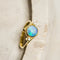 Bague 53 Bague en or 18 carats avec opale noire et diamants 58 Facettes 2899