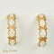 Boucles d'oreilles Boucles d’oreilles vintage en or jaune 14 carats aux opales 58 Facettes 2870