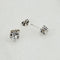 Boucles d'oreilles Ohrstecker - Boucles d’oreilles en or blanc 14 carats et diamants 58 Facettes 2833