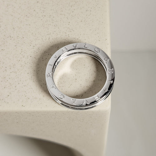 Bague 59 Bulgari B-Zero 1 - Bague en or blanc 750 58 Facettes 2744