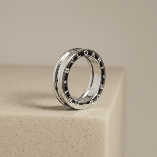 Bague 59 Bulgari B-Zero 1 - Bague en or blanc 750 58 Facettes 2744