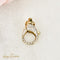 Collier Fermoir de collier en or jaune 14 carats et diamants 58 Facettes 2795