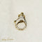 Collier Fermoir de collier en or jaune 14 carats et diamants 58 Facettes 2795