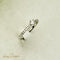 Bague 52.5 Bague halo en platine 950 avec diamants taille brillant 58 Facettes 2821