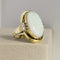 Bague 63 Bague cocktail vintage - Opale et diamants en or jaune 14K 58 Facettes 2619