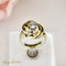 Bague 52.5 Bague solitaire - Diamant taille brillant en or jaune 14 carats 58 Facettes 2584