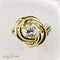 Bague 52.5 Bague solitaire - Diamant taille brillant en or jaune 14 carats 58 Facettes 2584
