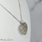 Pendentif Pendentif cœur en or blanc 585 avec diamants 58 Facettes 2560