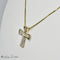 Pendentif Pendentif croix - Pendentif en or 14 carats et diamants 58 Facettes 2459